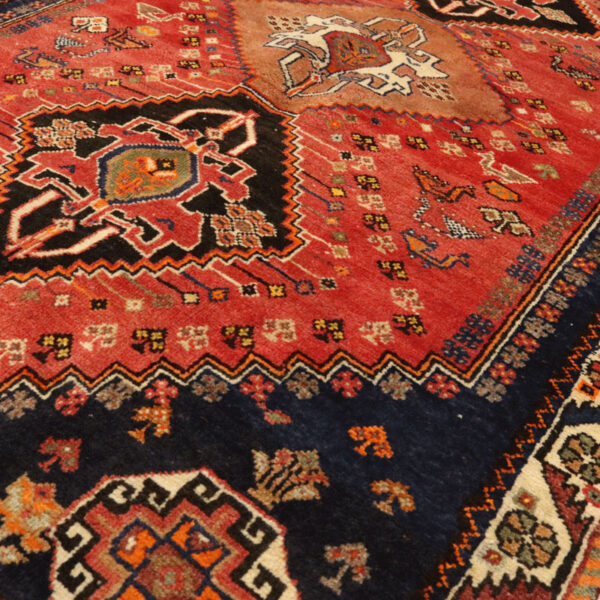 قالیچه دستبافت قشقایی (102×175) سانتیمتر-8