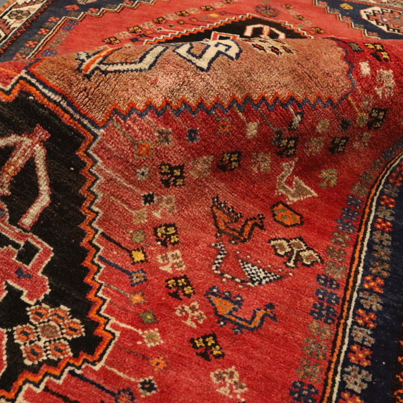 قالیچه دستبافت قشقایی (102×175) سانتیمتر-2