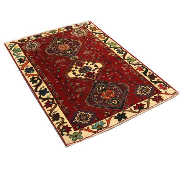 قالیچه دستبافت شیراز ترکی (120×160) سانتیمتر-4