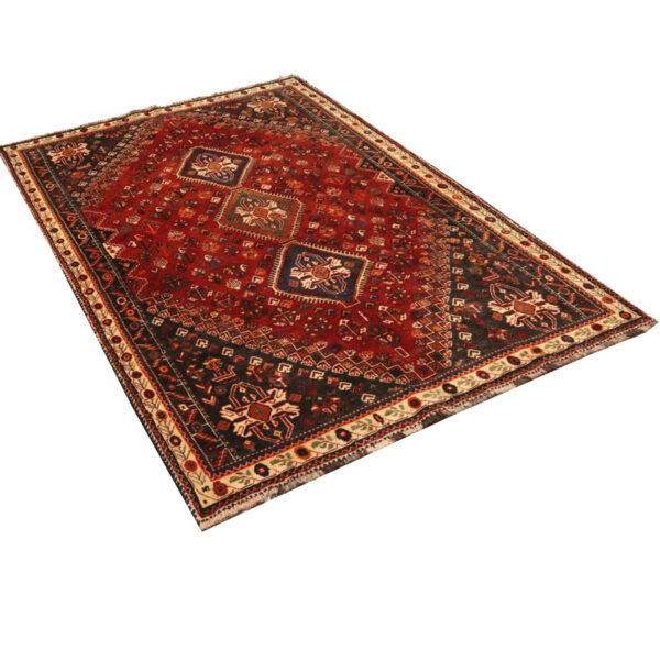 قالیچه دستبافت قشقایی (168×256) سانتیمتر-4