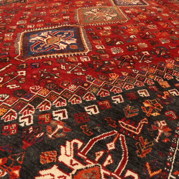 قالیچه دستبافت قشقایی (168×256) سانتیمتر-2