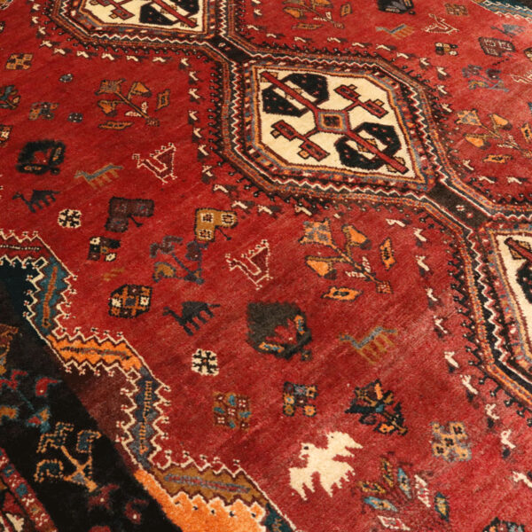 فرش دستبافت قشقایی (190×300) سانتیمتر-6
