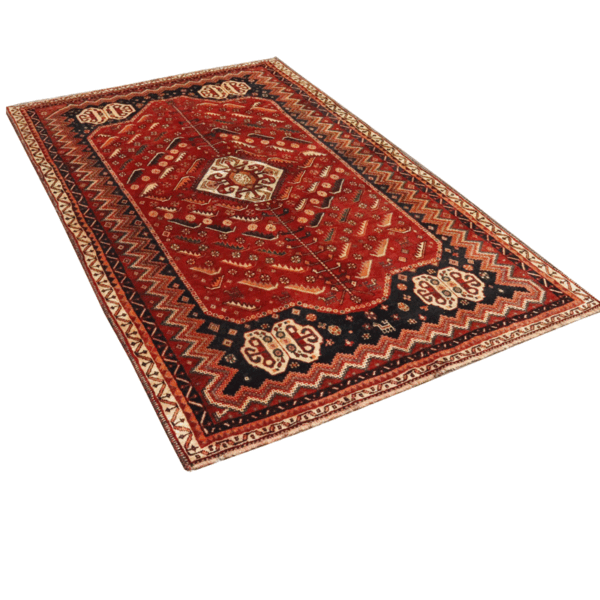 قالیچه دستبافت قشقایی (142×235) سانتیمتر-4