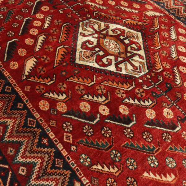 قالیچه دستبافت قشقایی (142×235) سانتیمتر-5