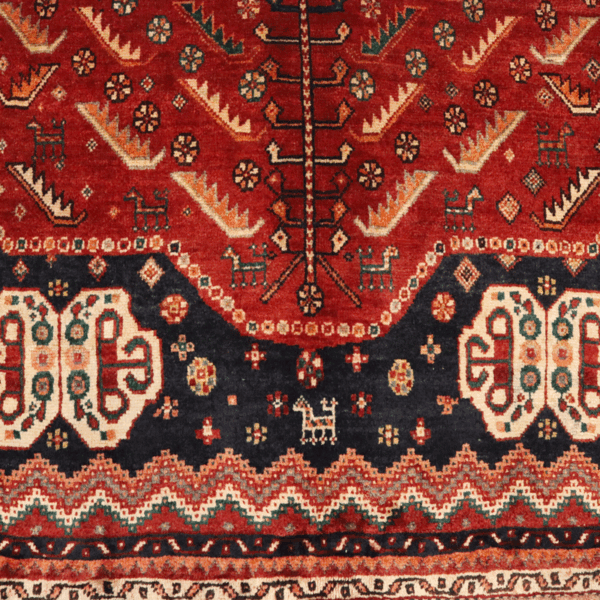 قالیچه دستبافت قشقایی (142×235) سانتیمتر-6