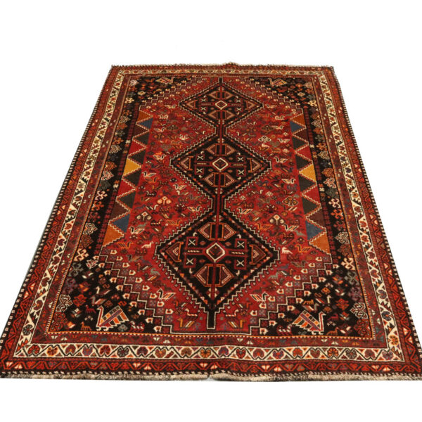 قالیچه دستبافت قشقایی (162×255) سانتیمتر-3