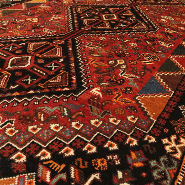 قالیچه دستبافت قشقایی (162×255) سانتیمتر-8