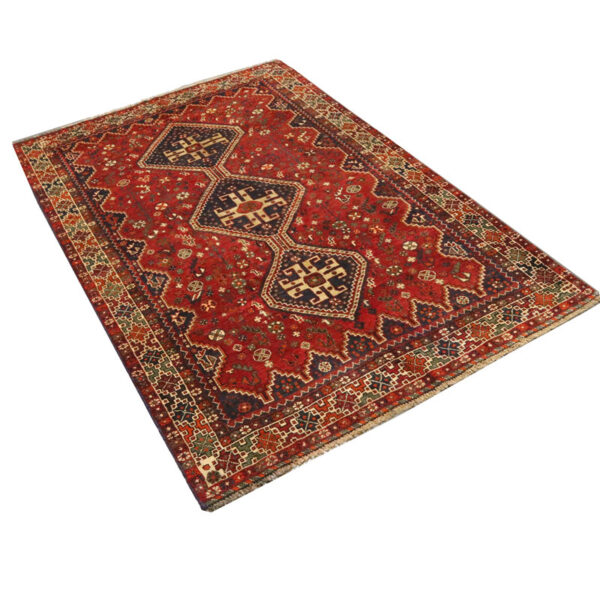 قالیچه دستبافت قشقایی (138×217) سانتیمتر-4