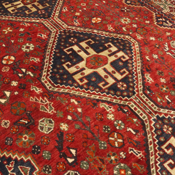 قالیچه دستبافت قشقایی (138×217) سانتیمتر-5