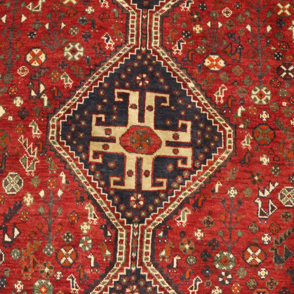 قالیچه دستبافت قشقایی (138×217) سانتیمتر-6