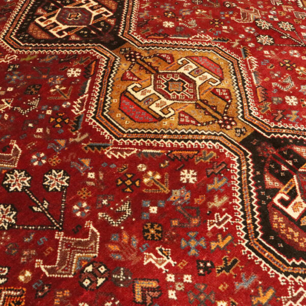 فرش دستبافت قشقایی (186×268) سانتیمتر-5