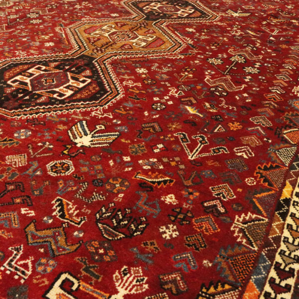 فرش دستبافت قشقایی (186×268) سانتیمتر-8
