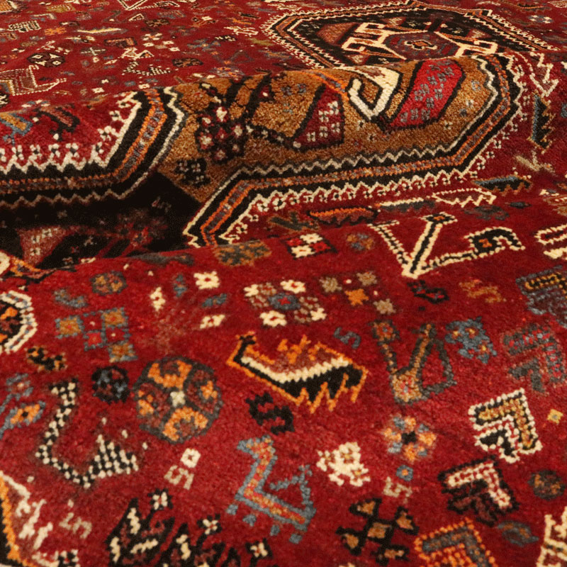 فرش دستبافت قشقایی (186×268) سانتیمتر-2