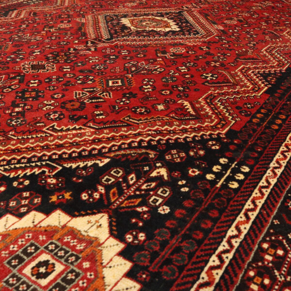 فرش دستبافت قشقایی (281×284) سانتیمتر-8