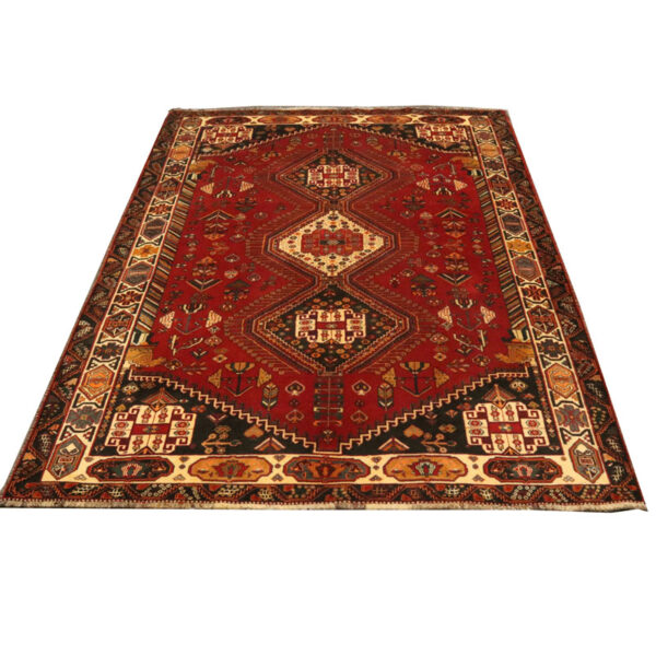 فرش دستبافت قشقایی (183×275) سانتیمتر-3