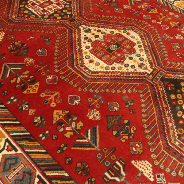فرش دستبافت قشقایی (183×275) سانتیمتر-5