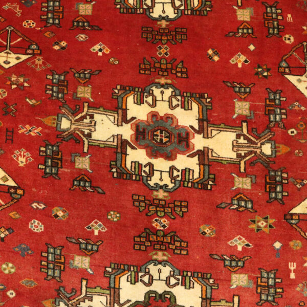فرش دستبافت قشقایی (196×283) سانتیمتر-5