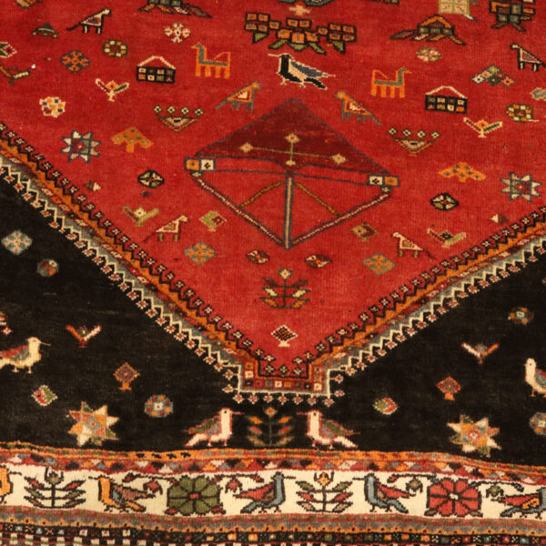 فرش دستبافت قشقایی (196×283) سانتیمتر-7