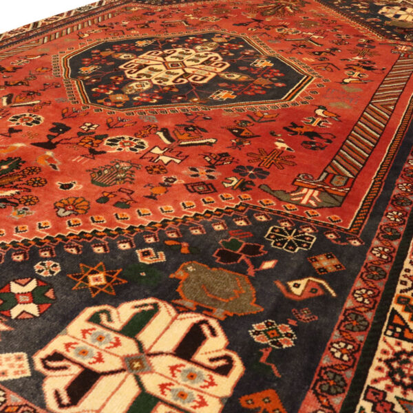 فرش دستبافت قشقایی (184×280) سانتیمتر-9