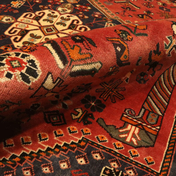 فرش دستبافت قشقایی (184×280) سانتیمتر-2
