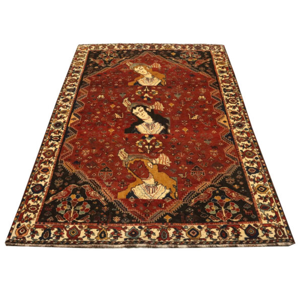 فرش دستبافت قشقایی (187×286) سانتیمتر-3