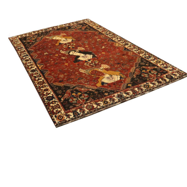 فرش دستبافت قشقایی (187×286) سانتیمتر-4