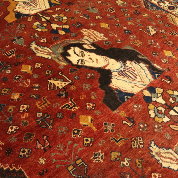 فرش دستبافت قشقایی (187×286) سانتیمتر-5