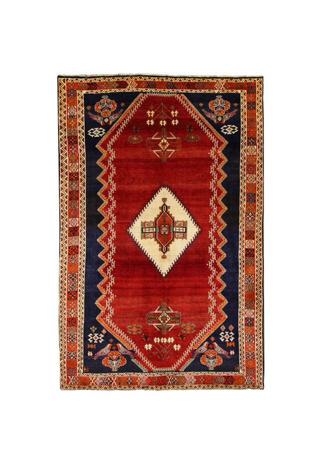 فرش دستبافت قشقایی (196×313) سانتیمتر-1