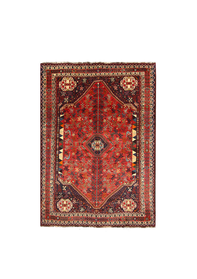 فرش دستبافت قشقایی (216×305) سانتیمتر-1