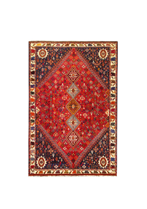 قالیچه دستبافت قشقایی (197×300) سانتیمتر-1
