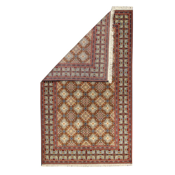 قالیچه دستبافت آنتیک کاشان (133×224) سانتیمتر-3