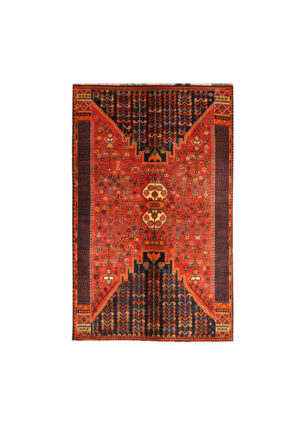 قالیچه دستبافت قشقایی (151×242) سانتیمتر-1