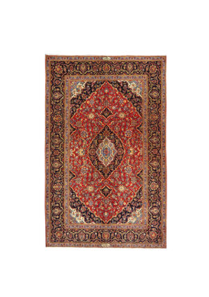 قالیچه دستبافت کاشان (140×221) سانتیمتر-1