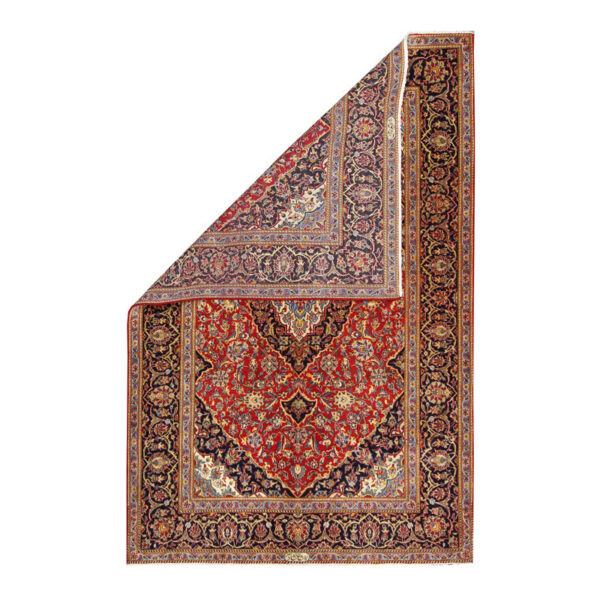 قالیچه دستبافت کاشان (140×221) سانتیمتر-3