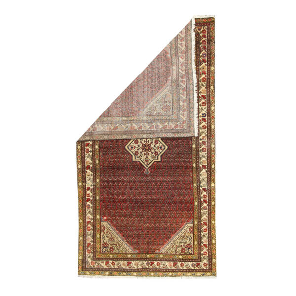 قالیچه دستبافت آنتیک ملایر (146×270) سانتیمتر-3