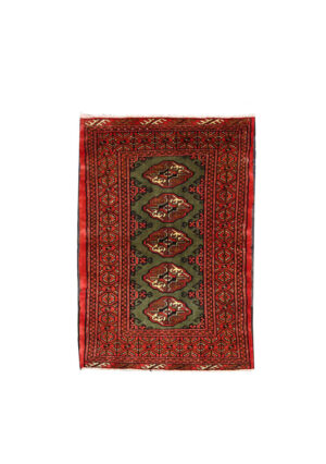 قالیچه دستبافت ترکمن(78×104) سانتیمتر-1