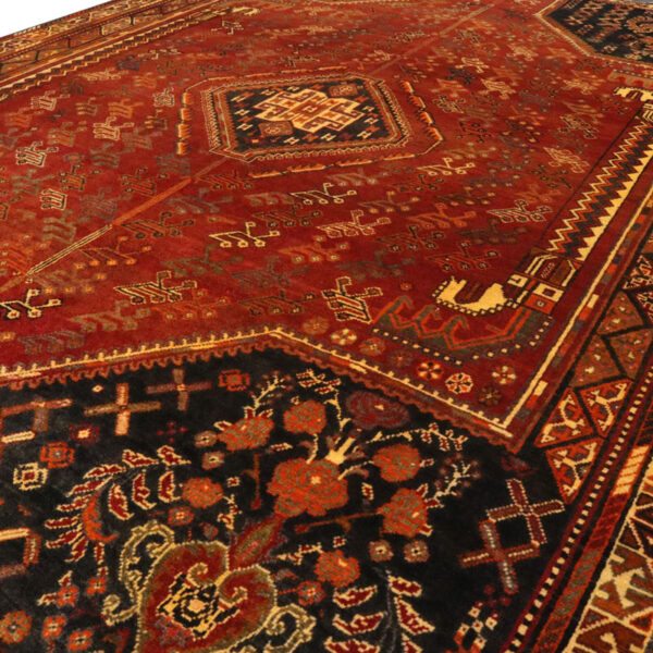 فرش دستبافت قشقایی (220×302) سانتیمتر-8