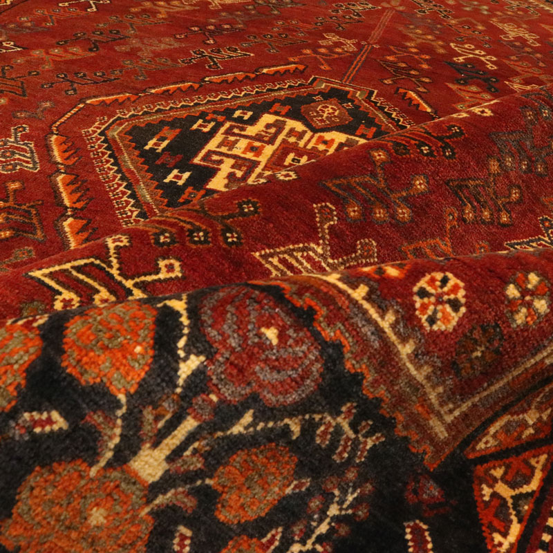 فرش دستبافت قشقایی (220×302) سانتیمتر-2