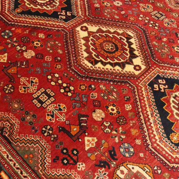 فرش دستبافت قشقایی (180×278) سانتیمتر-4
