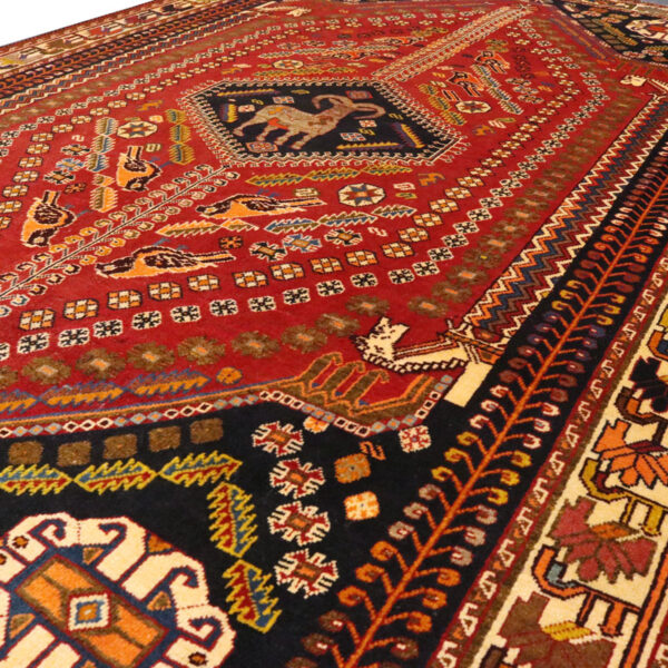 فرش دستبافت قشقایی (197×292) سانتیمتر-8