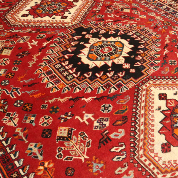 فرش دستبافت شیراز (217×296) سانتیمتر-5