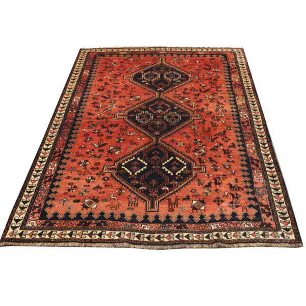 فرش دستبافت شیراز (218×301) سانتیمتر-3