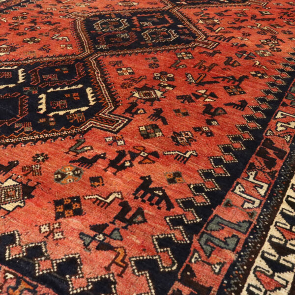 فرش دستبافت شیراز (218×301) سانتیمتر-7