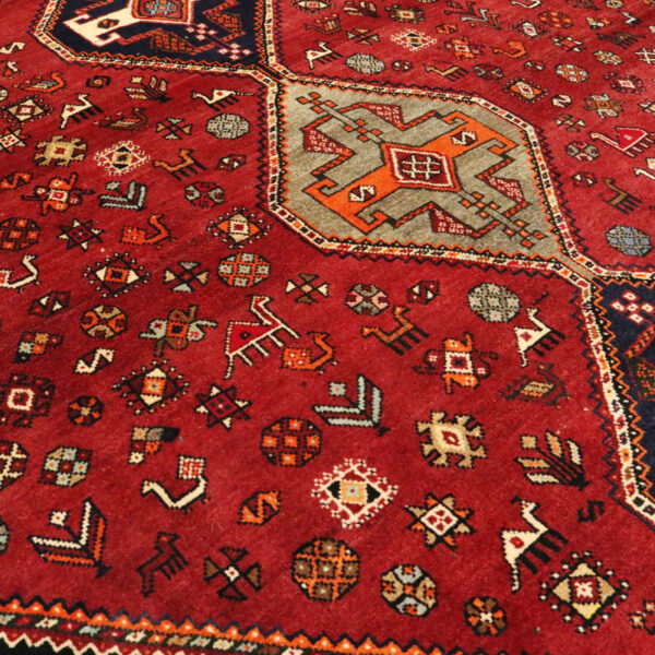 فرش دستبافت قشقایی (213×287) سانتیمتر-5