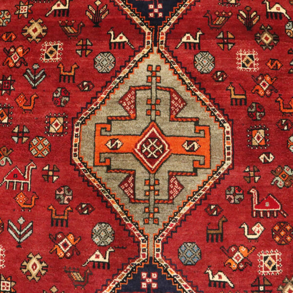 فرش دستبافت قشقایی (213×287) سانتیمتر-6