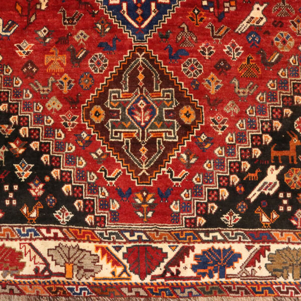 قالیچه دستبافت قشقایی (215×321) سانتیمتر-7