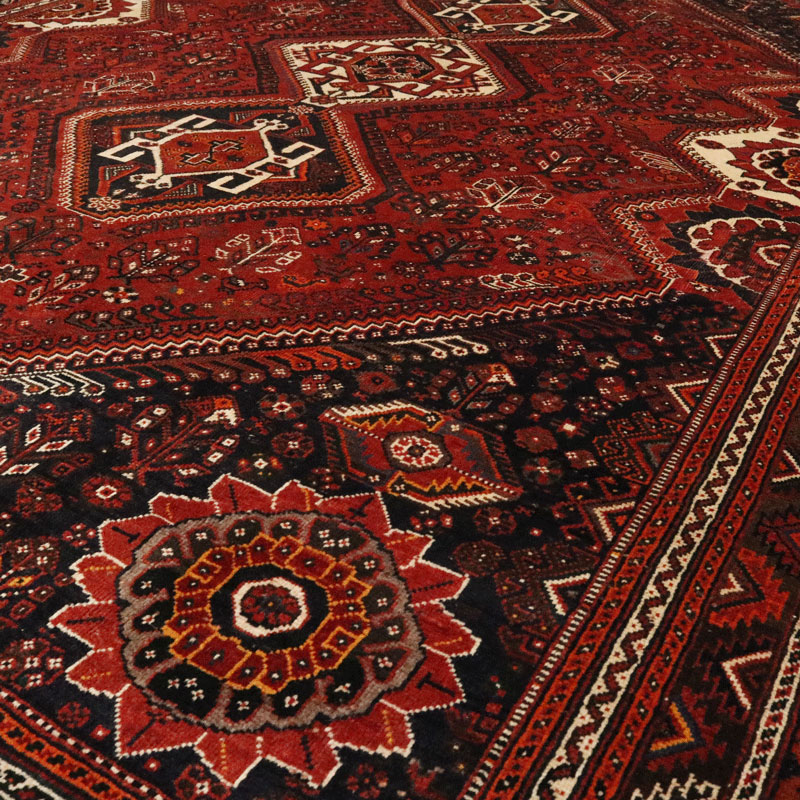 فرش دستبافت قشقایی (219×323) سانتیمتر-2