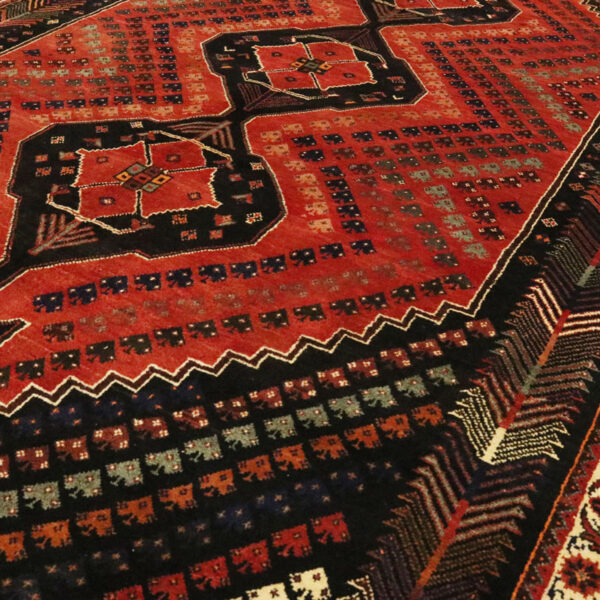قالیچه دستبافت قشقایی (171×270) سانتیمتر-8