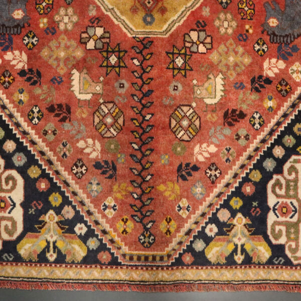 قالیچه دستبافت قشقایی (118×196) سانتیمتر-7