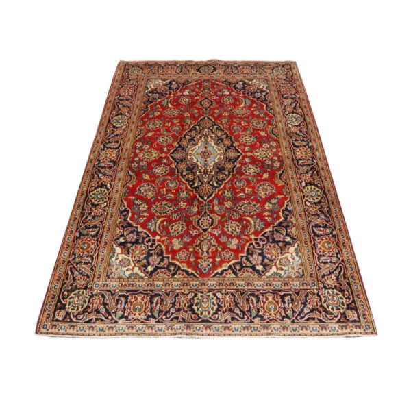 قالیچه دستبافت کاشان (135×219) سانتیمتر-4